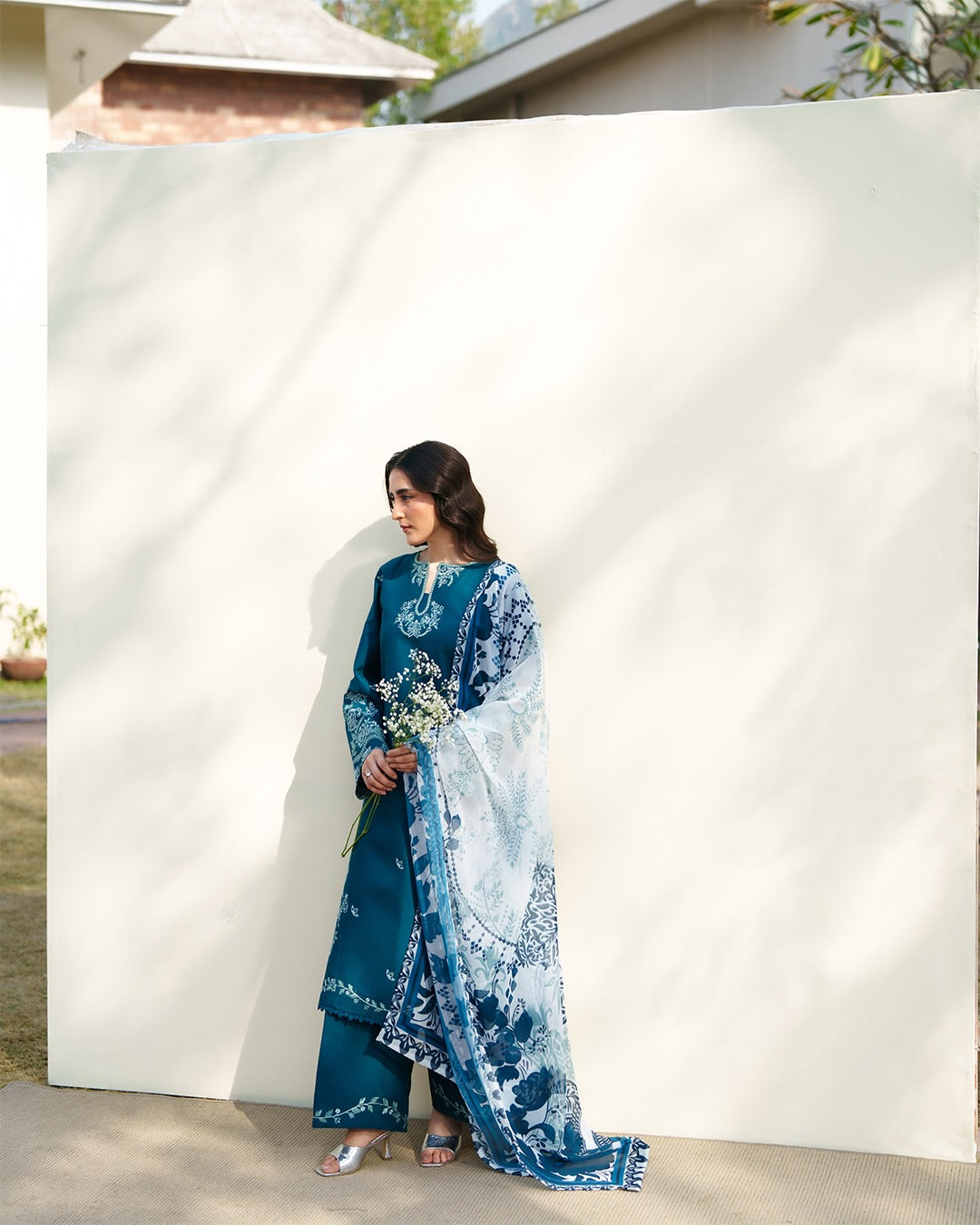 Zinc Serenity Embroidered Lawn 3-Piece